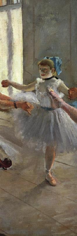 Edgar Degas Details of The Rehearsal oil painting image